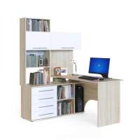 Компьютерный стол КСТ-14 Левый Дуб Сонома / Белый Компьютерный стол КСТ-14 Левый Дуб Сонома / Белый