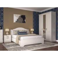 Спальня Ливерпуль вар.1 Белый/Ясень ваниль