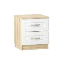 НМ 040.37 Тумба прикроватная Оливия Дуб Сонома/белое дерево