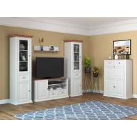 Гостиная Атланта 2 Белый/Дуб Вотан