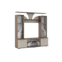 Атлантика 15 стенка ТВА Ясень Шимо Темный / Светлый