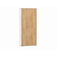 НМ 040.42 Шкаф для одежды Санти Белый/Дуб крафт золотой