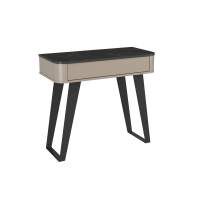 Фиделия стол туалетный 76.12 серый камень / мрамор черный