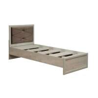 Кровать односпальная Сохо 32.23 бетон белый/бетон патина Кровать односпальная Сохо 32.23 бетон белый/бетон патина