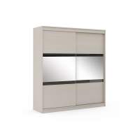 Сити 11-2 шкаф Белая Аляска / Черный