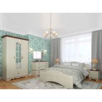 Спальня Латте 1 Бодега Светлый / Орех Донской