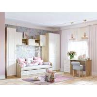 Детская Оливия 1 Дуб Сонома/белое дерево