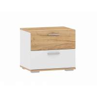 НМ 013.24 Тумба для обуви Санти Белый/Дуб крафт золотой