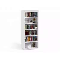 Шкаф-стеллаж (гл.410) Монако МН-52 белое дерево