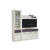 Гостиная Лиана 3 Ясень анкор светлый/Графит