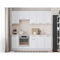 Кухня Борги комплект 7 Белый / Белый