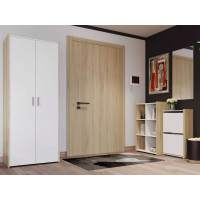 Прихожая Симпл 4 дуб сонома/белый