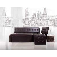 Кухонный диван Прага умбер