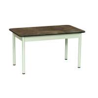 Стол Аппетит прямоугольный 55.02 Белый/Мрамор черный