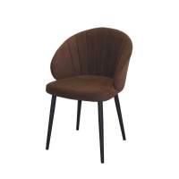 Стул З / черный /велюр шоколад Стул З / черный /велюр шоколад