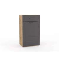 НМ 040.65 ЛВ Тумба для обуви Livorno /дуб бунратти / софт графит