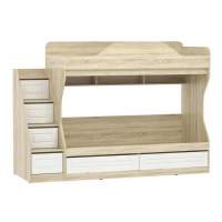 НМ 041.51 кровать 2х ярусная Оливия Дуб Сонома/белое дерево НМ 041.51 кровать 2х ярусная Оливия Дуб Сонома/белое дерево