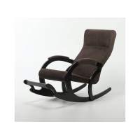 Кресло-качалка Марсель Черный / Кофе