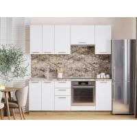 Кухня Борги комплект 2 Дуб Крафт золотой / Белый