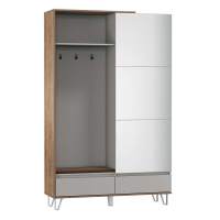 Шкаф для одежды 58.18 Гавана Кейптаун / Серый