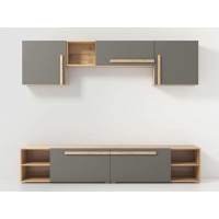 Гостиная ВИЛЛИТУС-5 дуб Вотан/графит