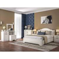 Спальня Ливерпуль вар.2 Белый/Ясень ваниль