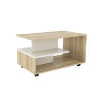 НМ 011.41 Стол журнальный Bora-Bora Дуб Сонома/белый