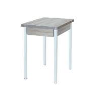 Глайдер стол обеденный / Ясень светлый/белый