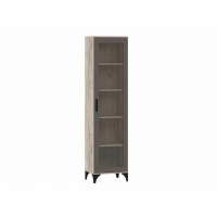 НМ 013.06 Марсель шкаф-пенал Дуб Крафт серый/Софт графит