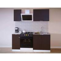 Кухня ПН-04 + ТК-04.1 + ПН-08 + ТК-08м Сокол венге