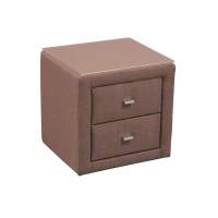 06.34-01 тумба прикроватная со стеклом жаккард корица