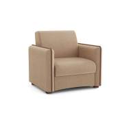 Кресло-кровать Авалон жаккард тесла крем/шоколад