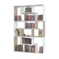 Стеллаж Сокол 4 (6 модулей ПК-9) Дуб сонома/Белый