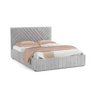 Кровать Гамма 1400 велюр тенерифе грей Кровать Гамма 1400 велюр тенерифе грей