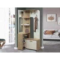 Прихожая Антре угловая Дуб сонома/Белый