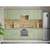 Кухня Вокс комплект 2 Дуб Крафт золотой / Фисташка