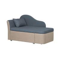 Тахта Мася-12 правый жаккард тесла деним/крем