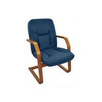 Кресло Танго 2ДС светлый орех/синий