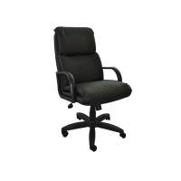 Кресло Надир 1П черный/к/з черный