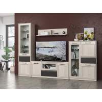 Гостиная Лиана 1 Ясень анкор светлый/Графит