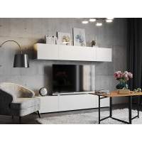 Стенка Гамма 6 Белый / Геометрия