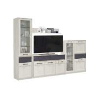 Гостиная Лиана 4 Ясень анкор светлый/Графит