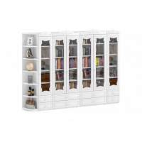 Библиотека Италия белое дерево