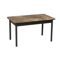 Стол Аппетит прямоугольный 55.02 Черный/Мрамор черный