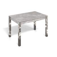 Стол не раздвижной Милан-1 Ателье светлое / Хром