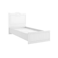 Кровать 900 с настилом Монако МН-10 белое дерево