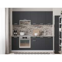 Кухня Борги комплект 7 Белый / Антрацит