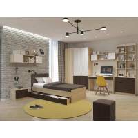 Молодежная ИЛИЯ-1 туя светлая/шоколад/белый