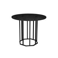 Стол обеденный 42.44 Терция Черный мрамор/металл черный