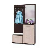 Прихожая ТП-1 + ТП-2 + ПЗ-3 + ВШ-5 Венге/Беленый дуб